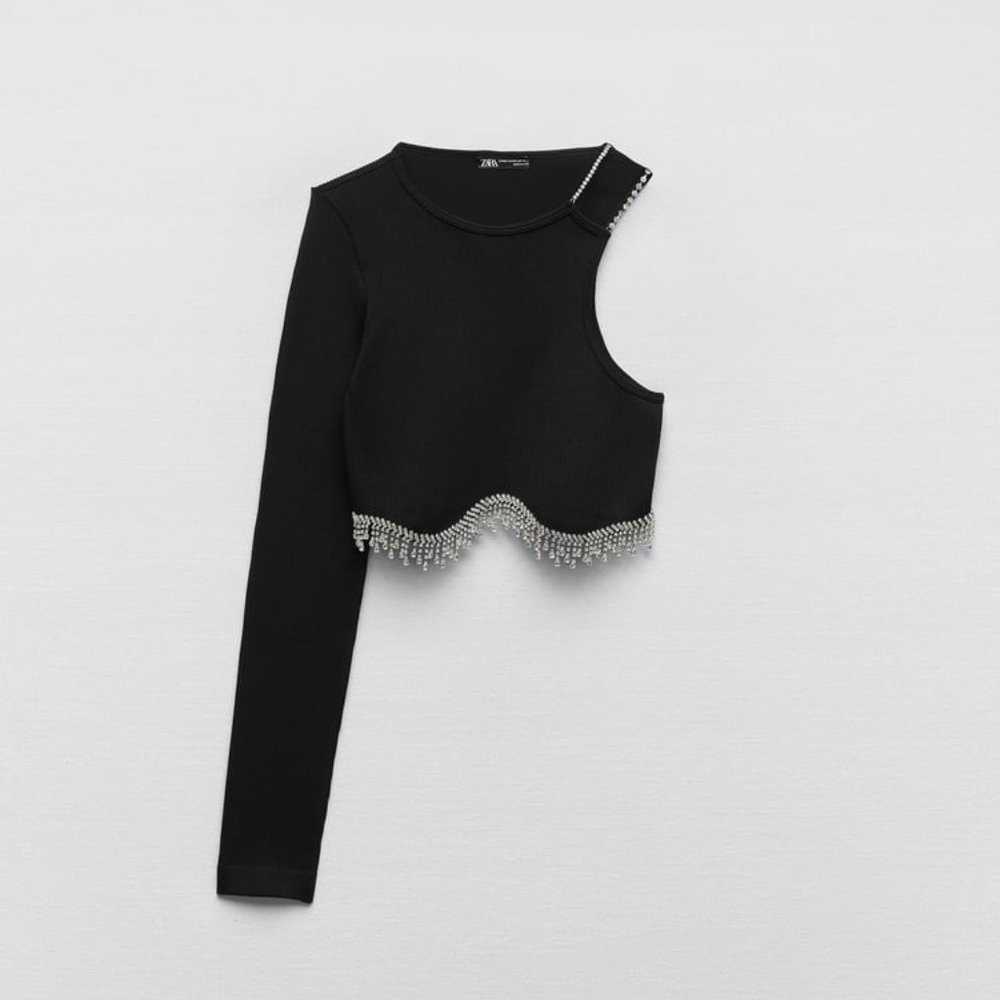 SEAMLESS RHINESTONE TOP - Picture 4 of 8